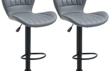 Homcom UK835-544V700331 Grey Bar Stool 109cm 2pcs